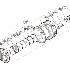 Shimano Spool Assembly For Sahara 2500 FI Reel 5 Shimano Spool Assembly For Sahara 2500 FI Reel -Freshwater Reels Shop 18017