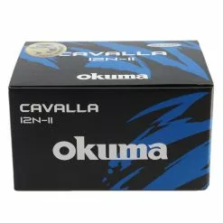 Okuma Cavalla 12 Narrow 2-Speed Lever Drag OH Boat Reel Blue