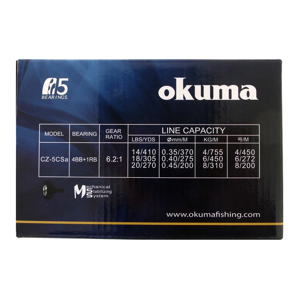 Okuma Cortez CZ-5CS Star Drag OH Boat Reel 3 Okuma Cortez CZ-5CS Star Drag OH Boat Reel