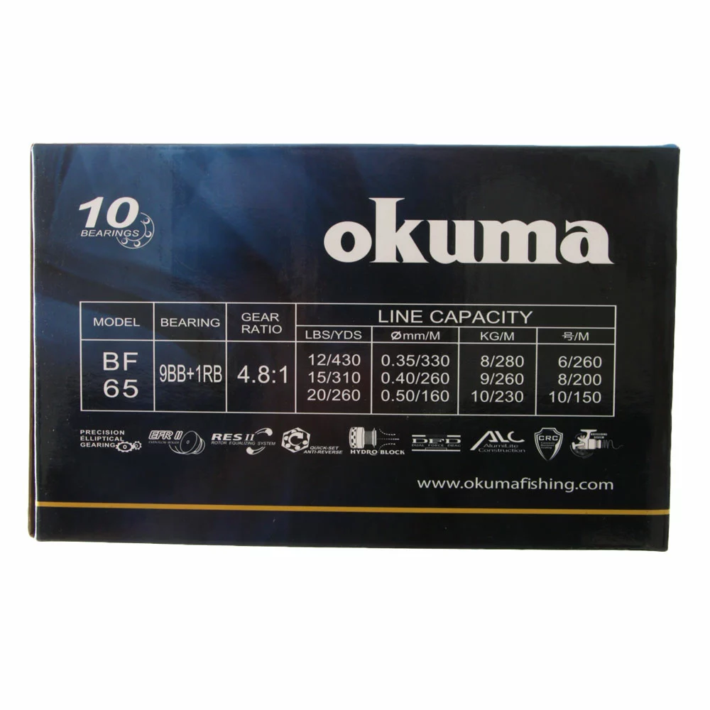 Okuma Trio Hybrid Tech 65 Spinning Baitfeeder Reel 4 Okuma Trio Hybrid Tech 65 Spinning Baitfeeder Reel - Image 2