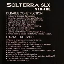 Okuma Solterra SLX 10L Level Wind Reel -Freshwater Reels Shop 75383 3