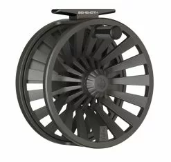 Redington Behemoth Fly Reel 7/8 Black -Freshwater Reels Shop behemoth gunmetal front1 4