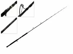 Okuma Cortez Overhead Boat Rod Red 6ft 6in 10-15kg 2pc
